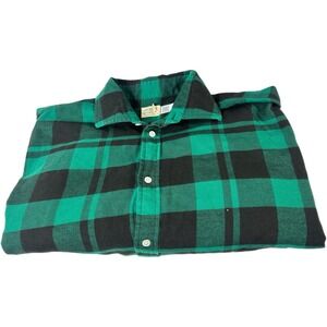 Polo Ralph Lauren Denim &‎ Supply Twill Work Shirt Blackwatch Plaid Men's XL